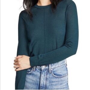 Club Monaco Teal Green Mackenzie Merino Wool Sweater